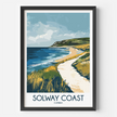 Solway Coast Souvenir Poster Print