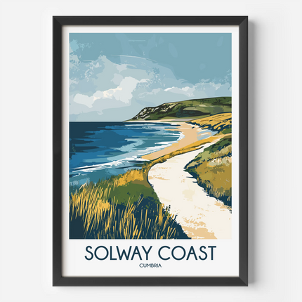 Solway Coast Souvenir Poster Print