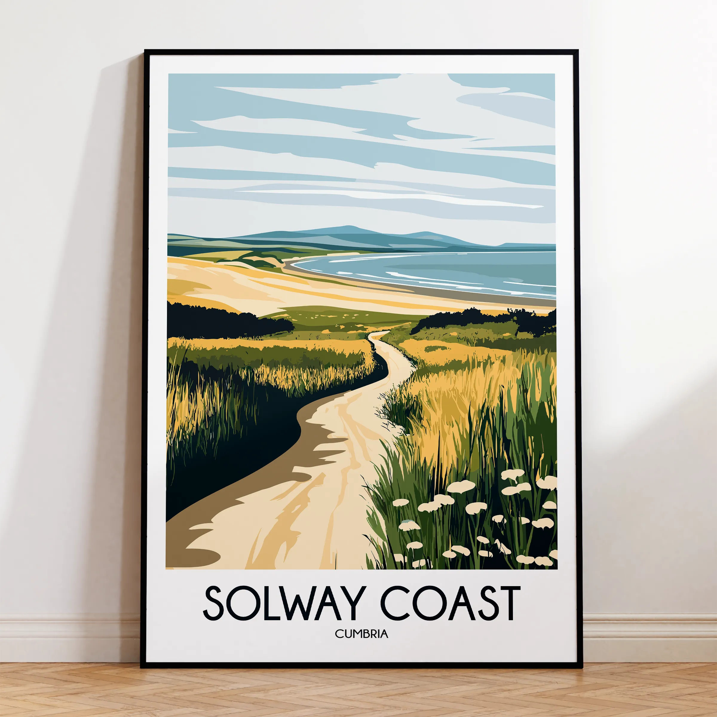Solway Coast Souvenir Poster Print