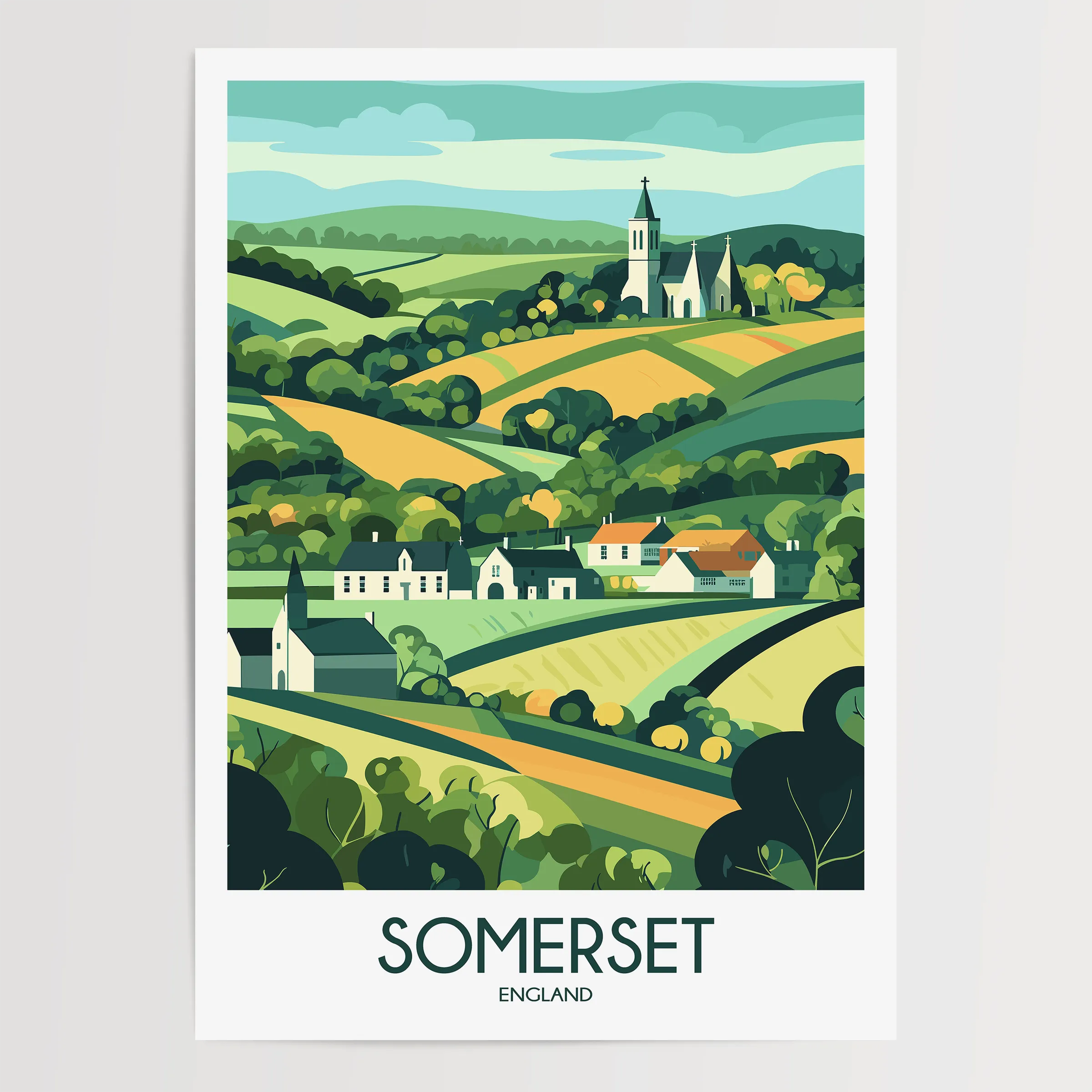 Somerset Destination Art Gift