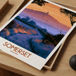 Somerset Modern Travel Poster