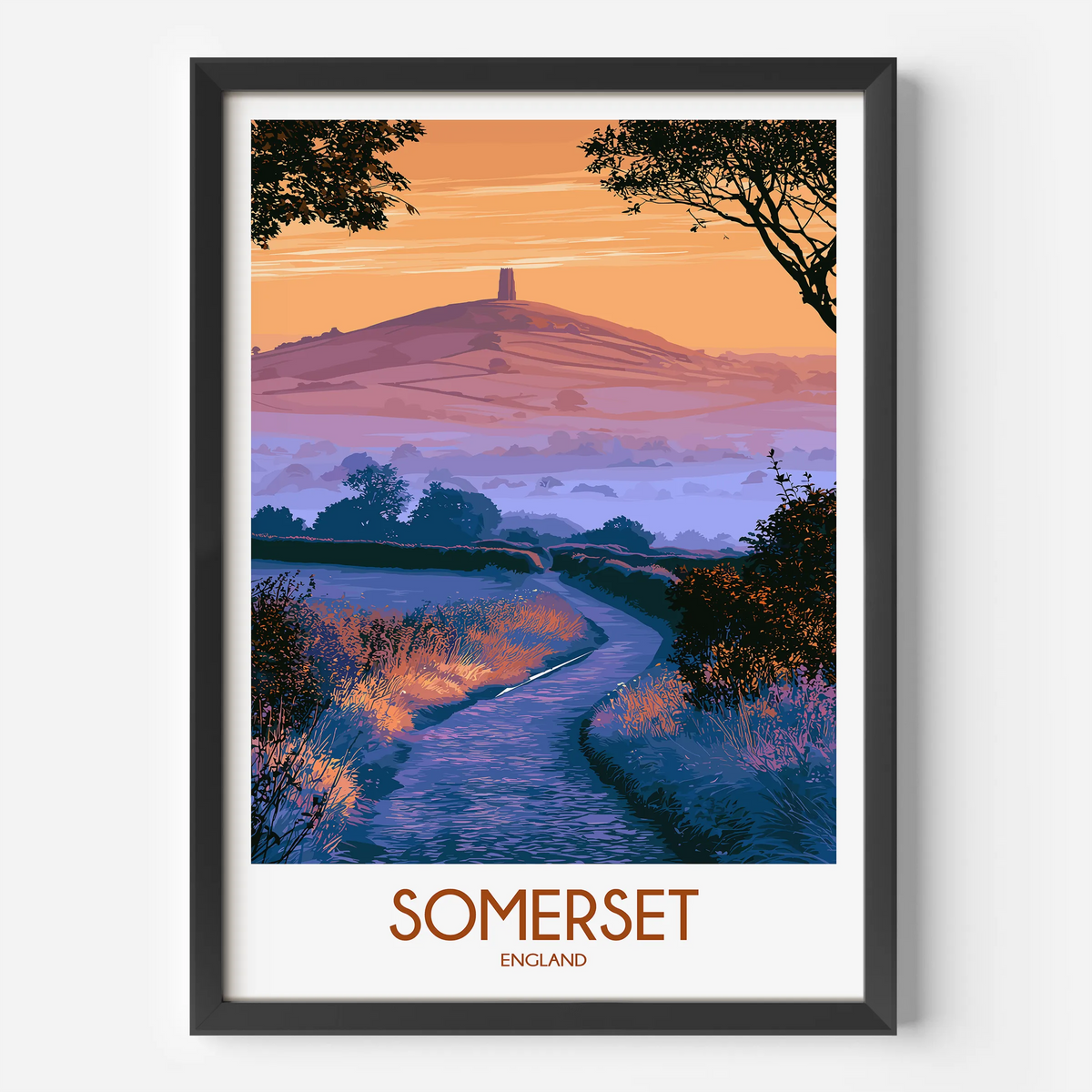 Somerset Souvenir Poster Print