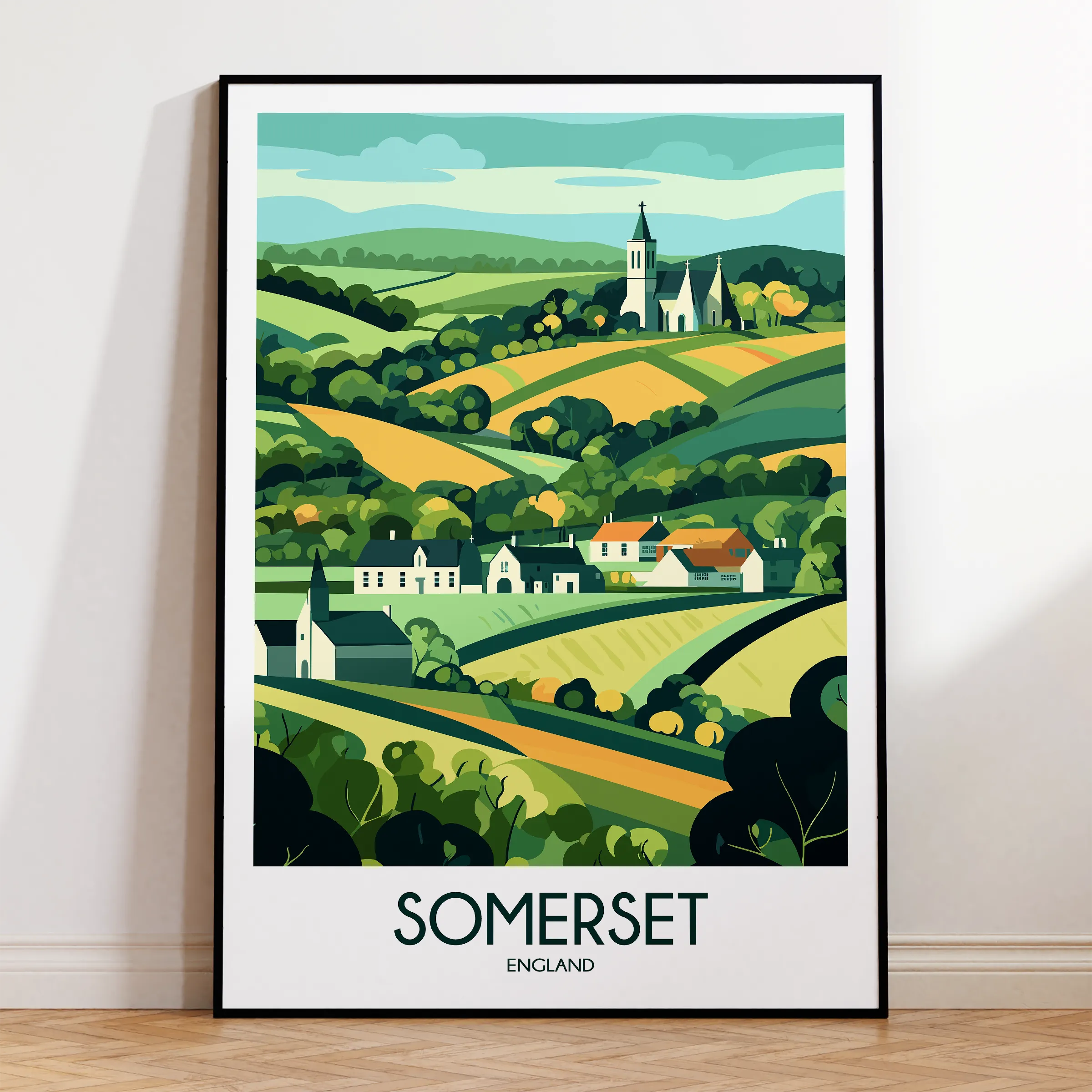 Somerset Souvenir Poster Print