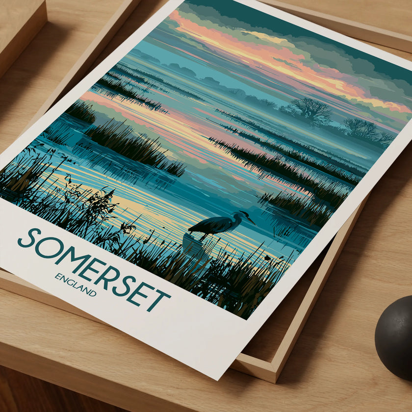 Somerset Vintage Style Print