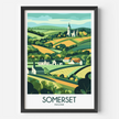 Somerset Vintage Style Print