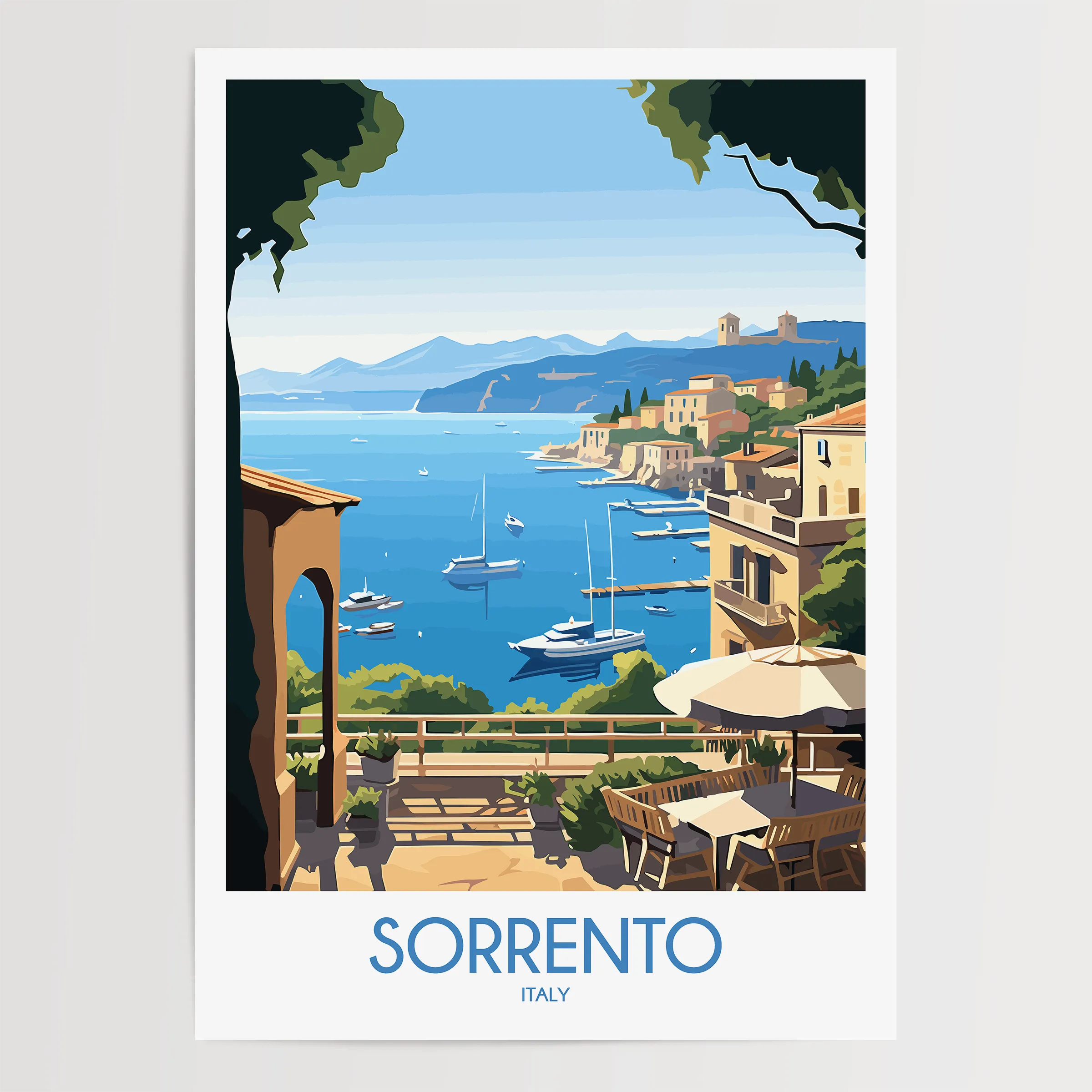 Sorrento Scenic Landscape Art