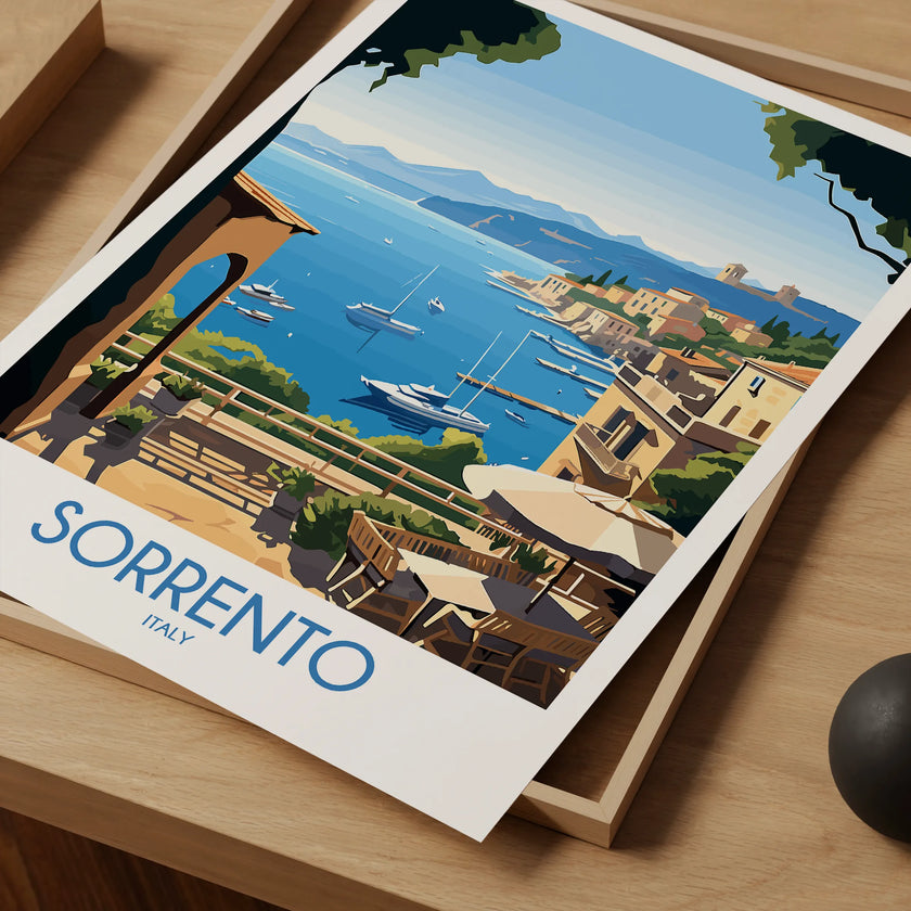 Sorrento Vintage Style Print