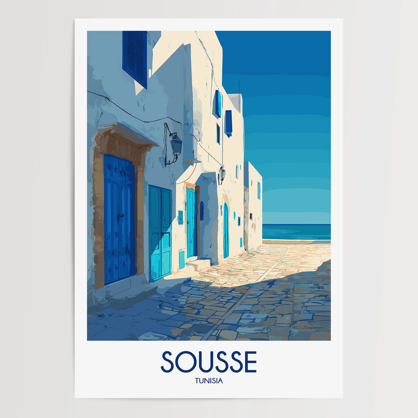 Sousse Destination Art Gift