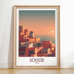 Sousse Modern Travel Poster