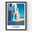 Sousse Modern Travel Poster