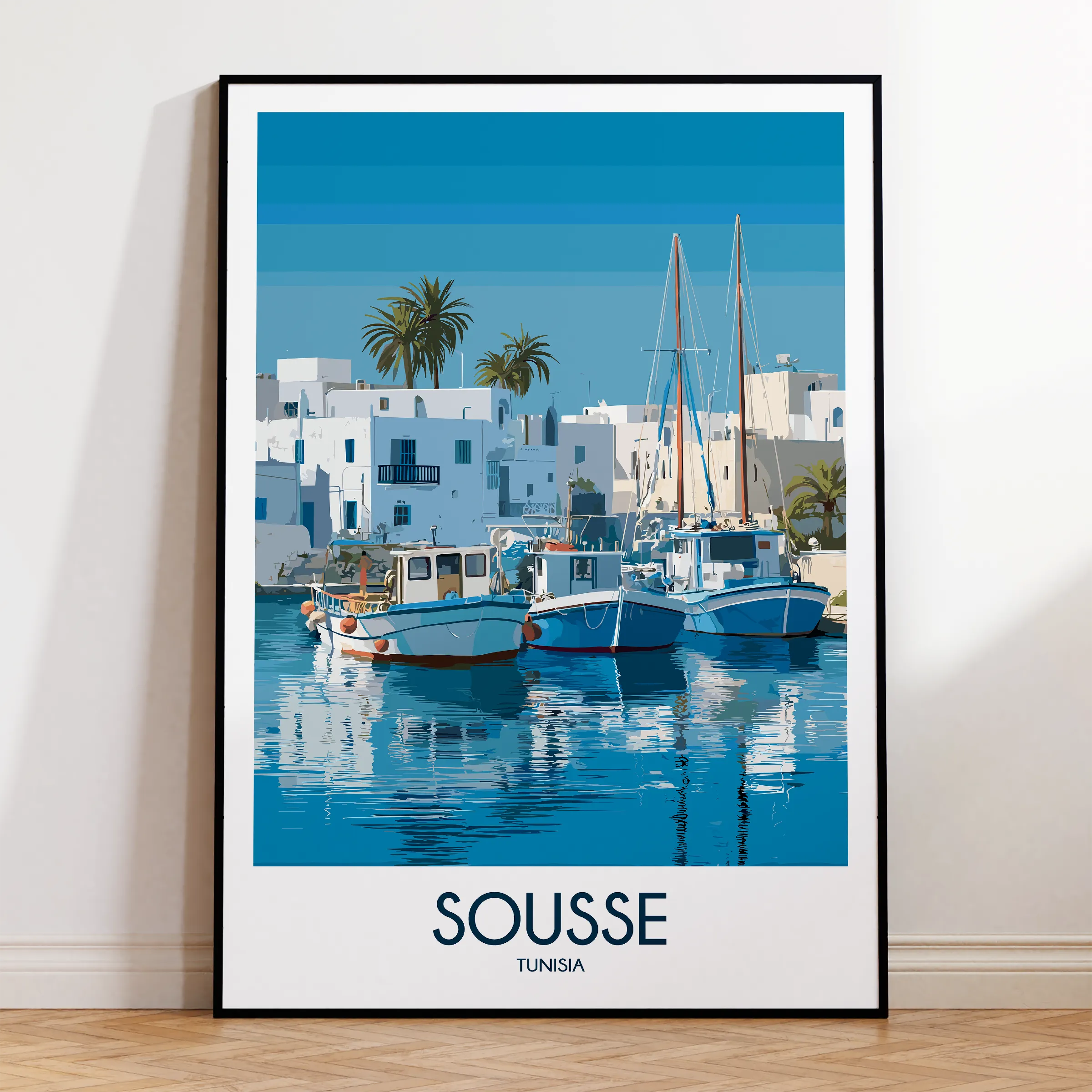 Sousse Modern Travel Poster