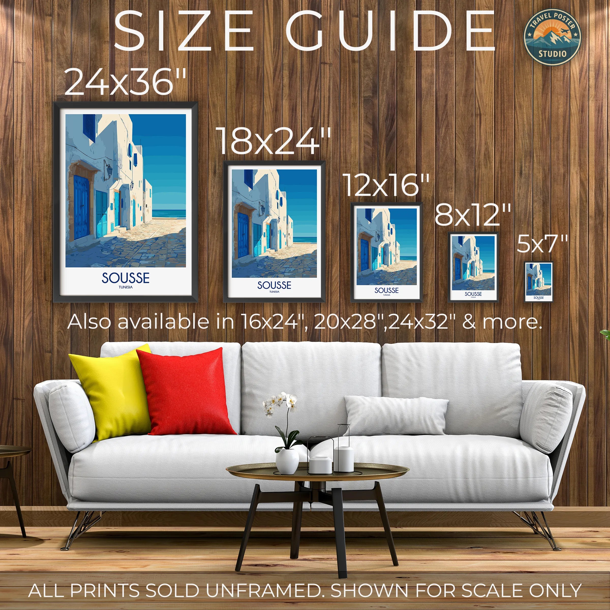 Sousse Retro Travel Illustration