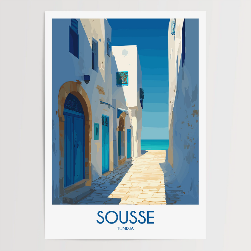 Sousse Souvenir Poster Print