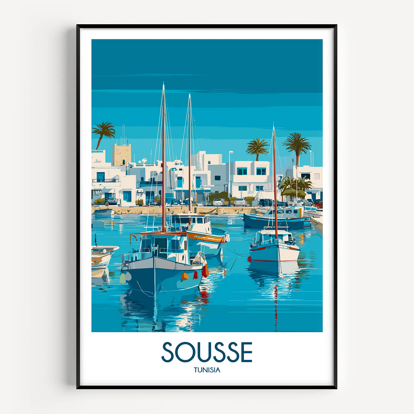 Sousse Vintage Style Print