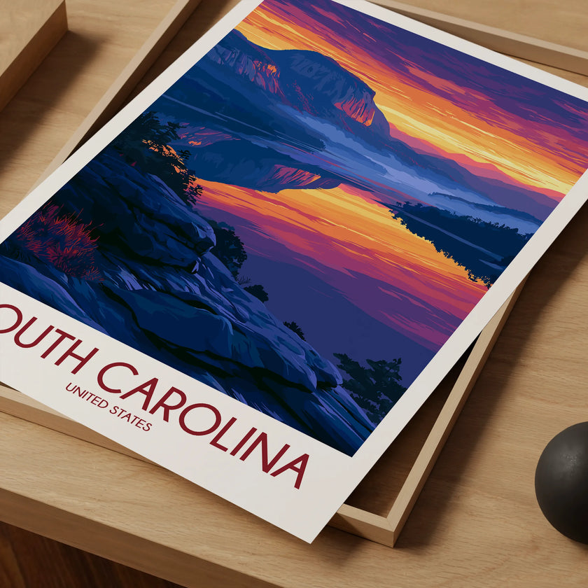 South Carolina Destination Art Gift