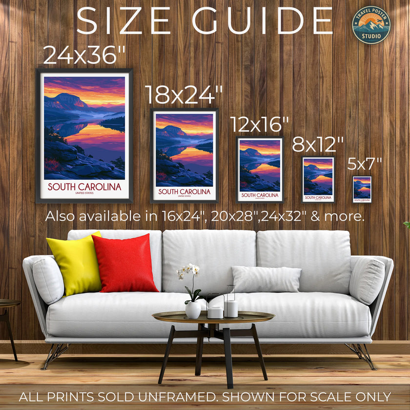 South Carolina Gallery Quality Print