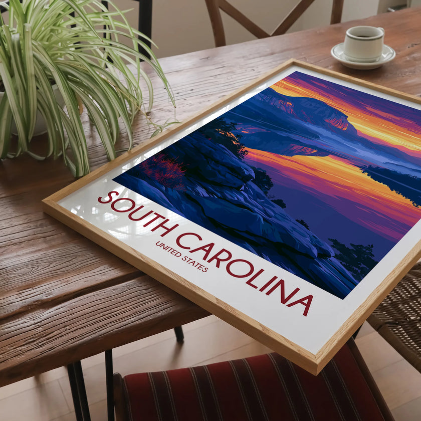 South Carolina Minimalist Wall Art