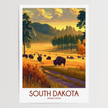 South Dakota Destination Art Gift