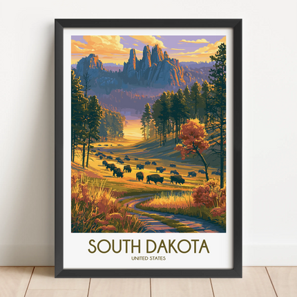 South Dakota Travel Memory Gift