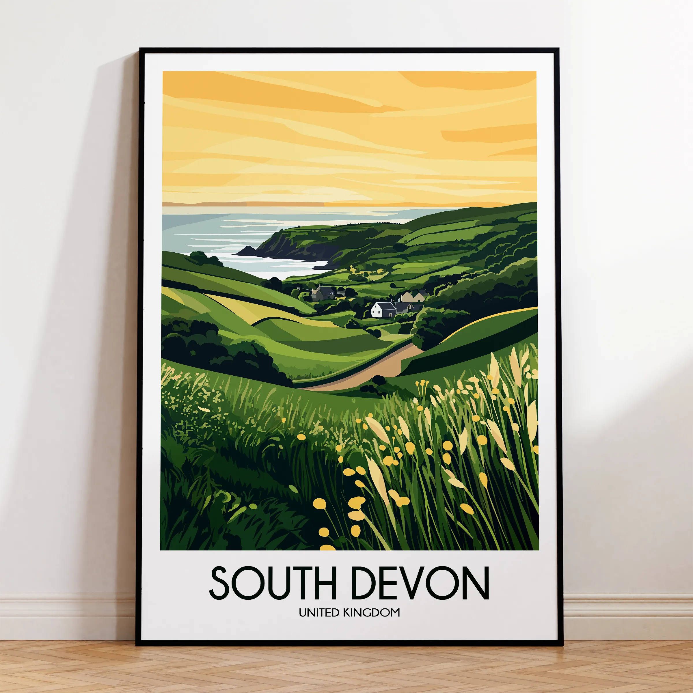 South Devon Minimalist Wall Art