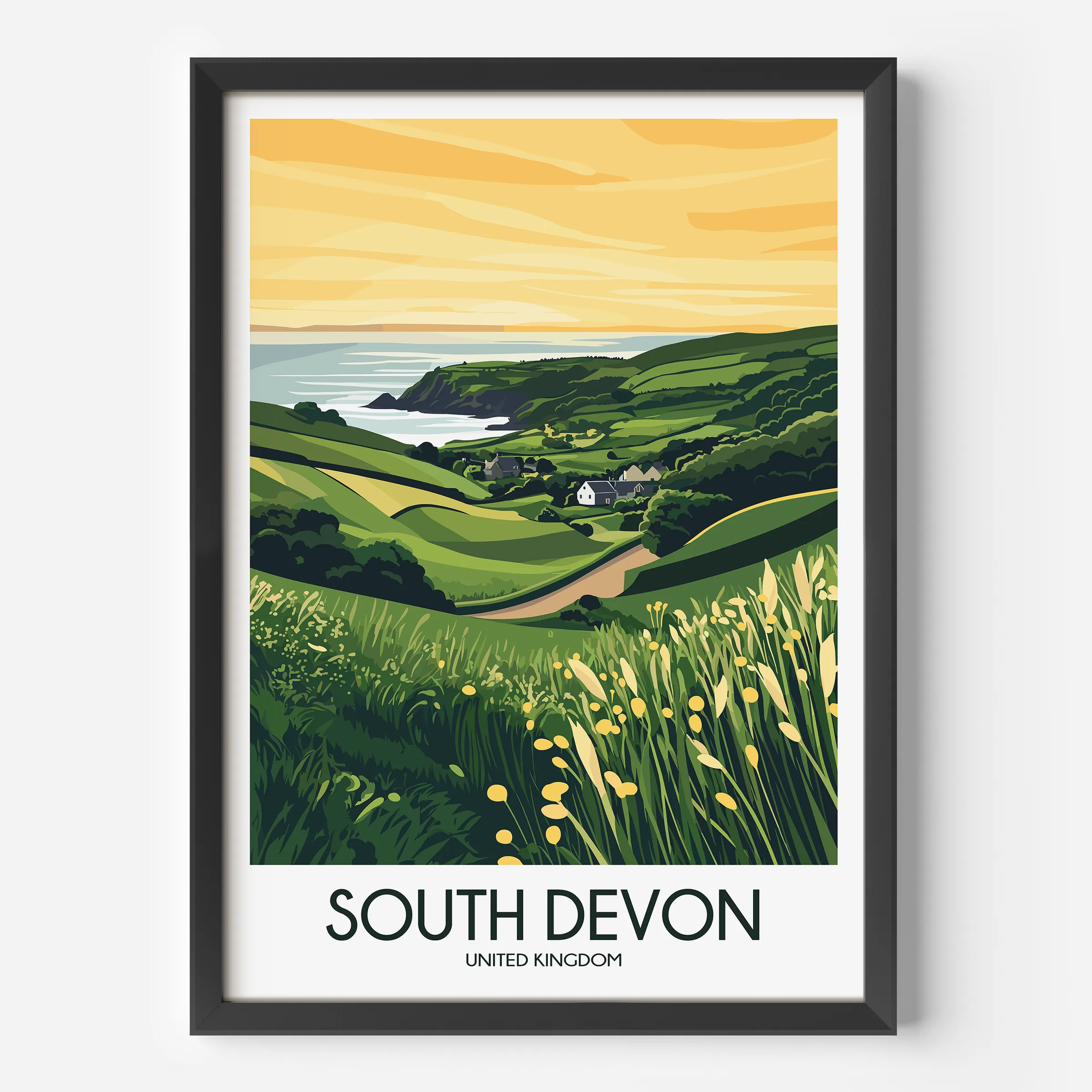 South Devon Scenic Landscape Art