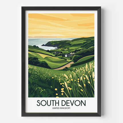 South Devon Scenic Landscape Art
