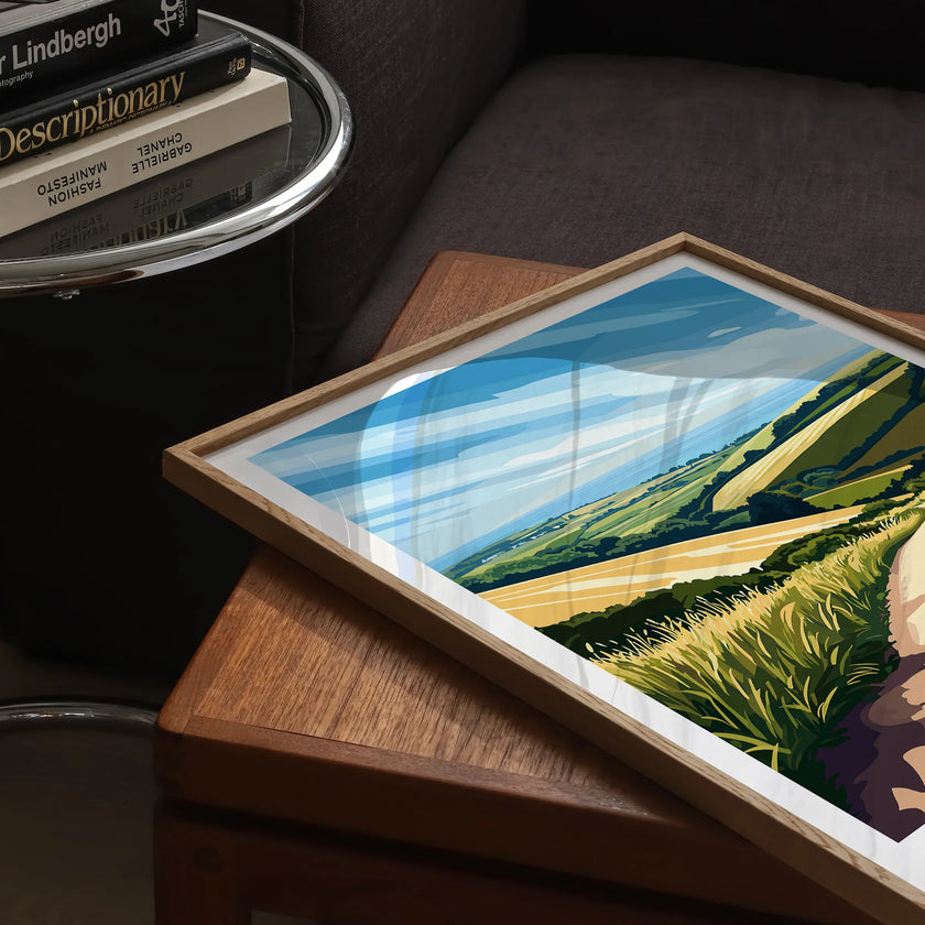 South Downs Destination Art Gift