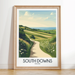 South Downs Destination Art Gift