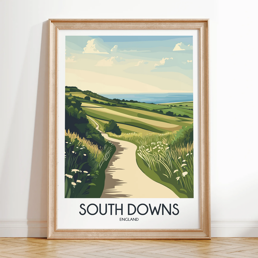 South Downs Destination Art Gift