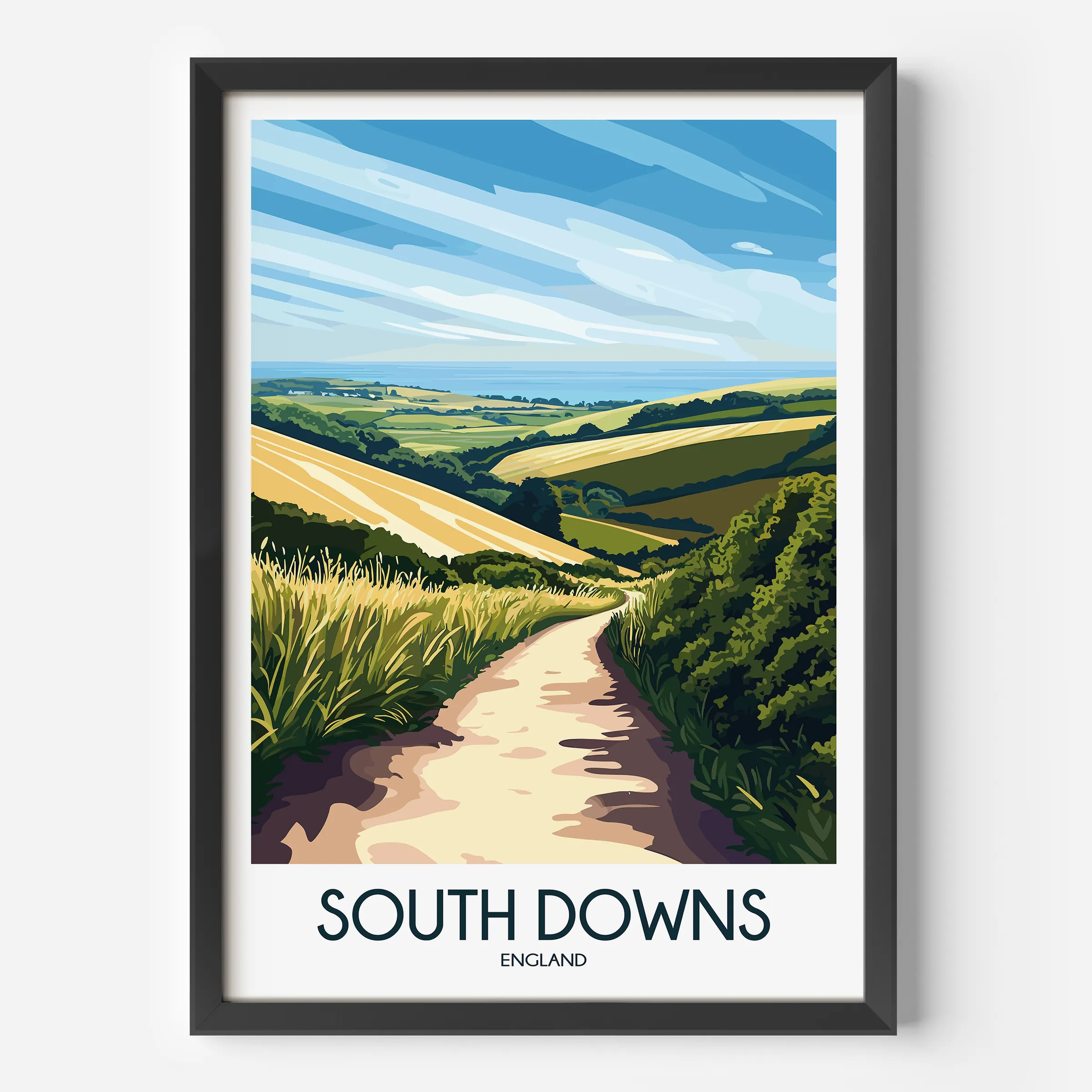 South Downs Destination Art Gift