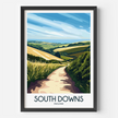 South Downs Destination Art Gift