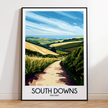 South Downs Gallery Quality Print