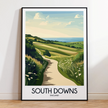 South Downs Gallery Quality Print