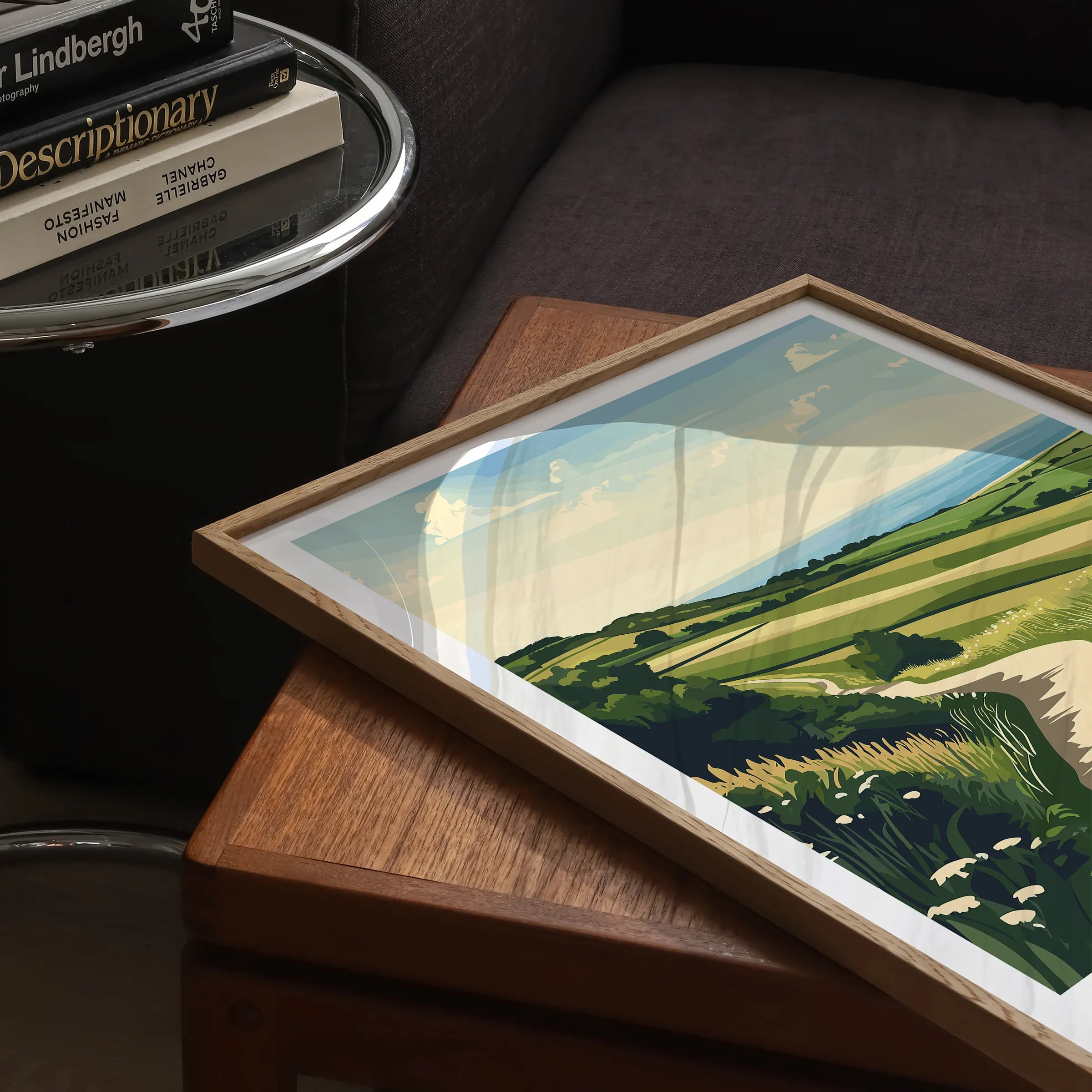 South Downs Minimalist Wall Art