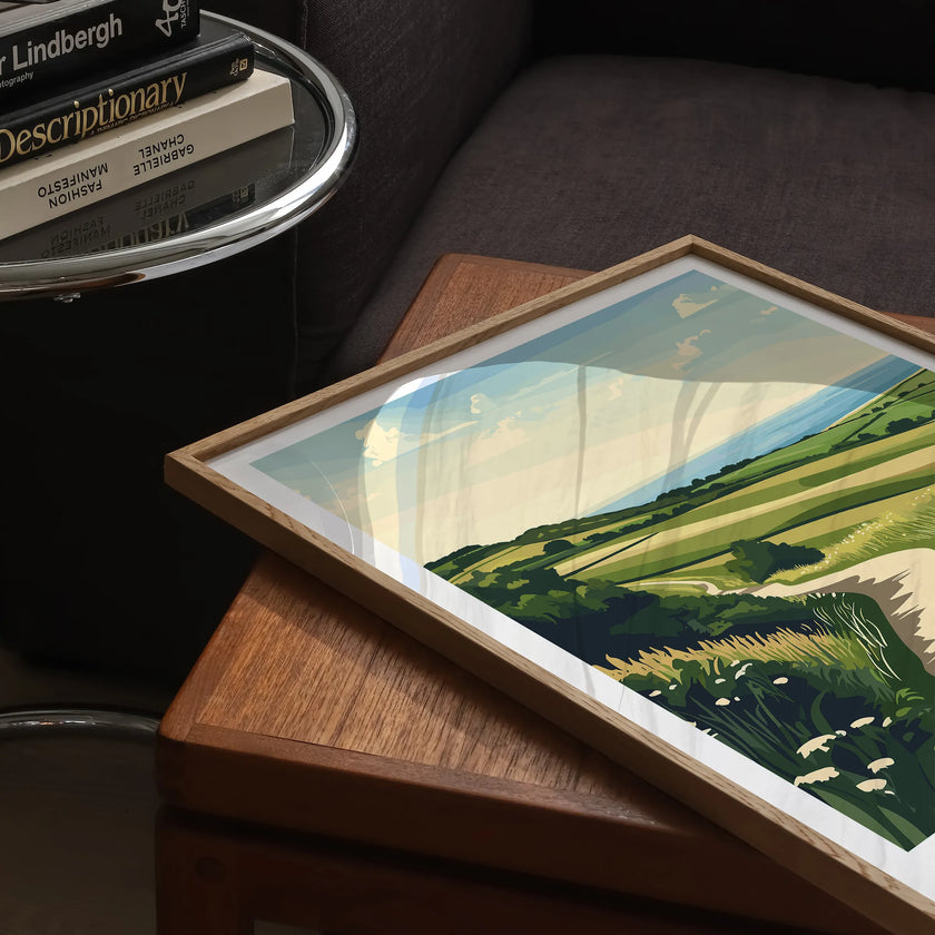 South Downs Minimalist Wall Art