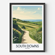South Downs Minimalist Wall Art
