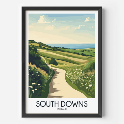 South Downs Minimalist Wall Art
