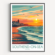 Southend-On-Sea Minimalist Wall Art