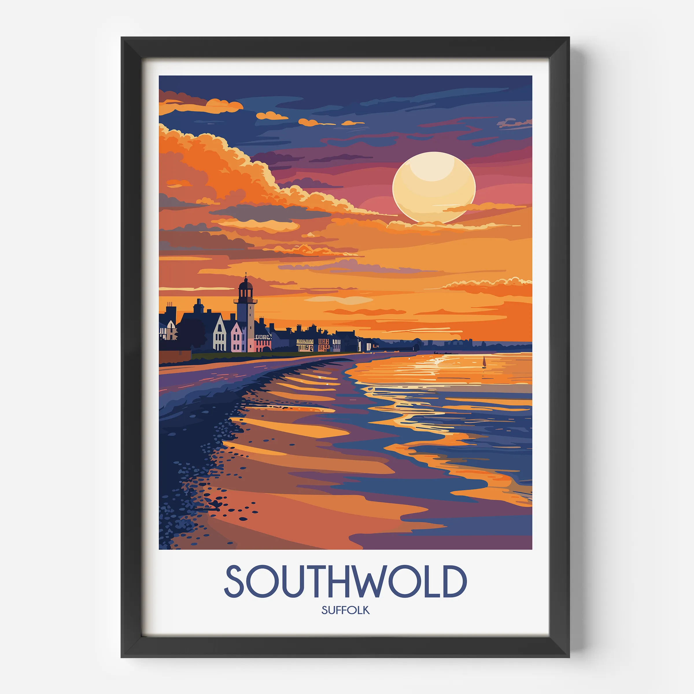 Southwold Modern Travel Poster