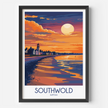 Southwold Modern Travel Poster