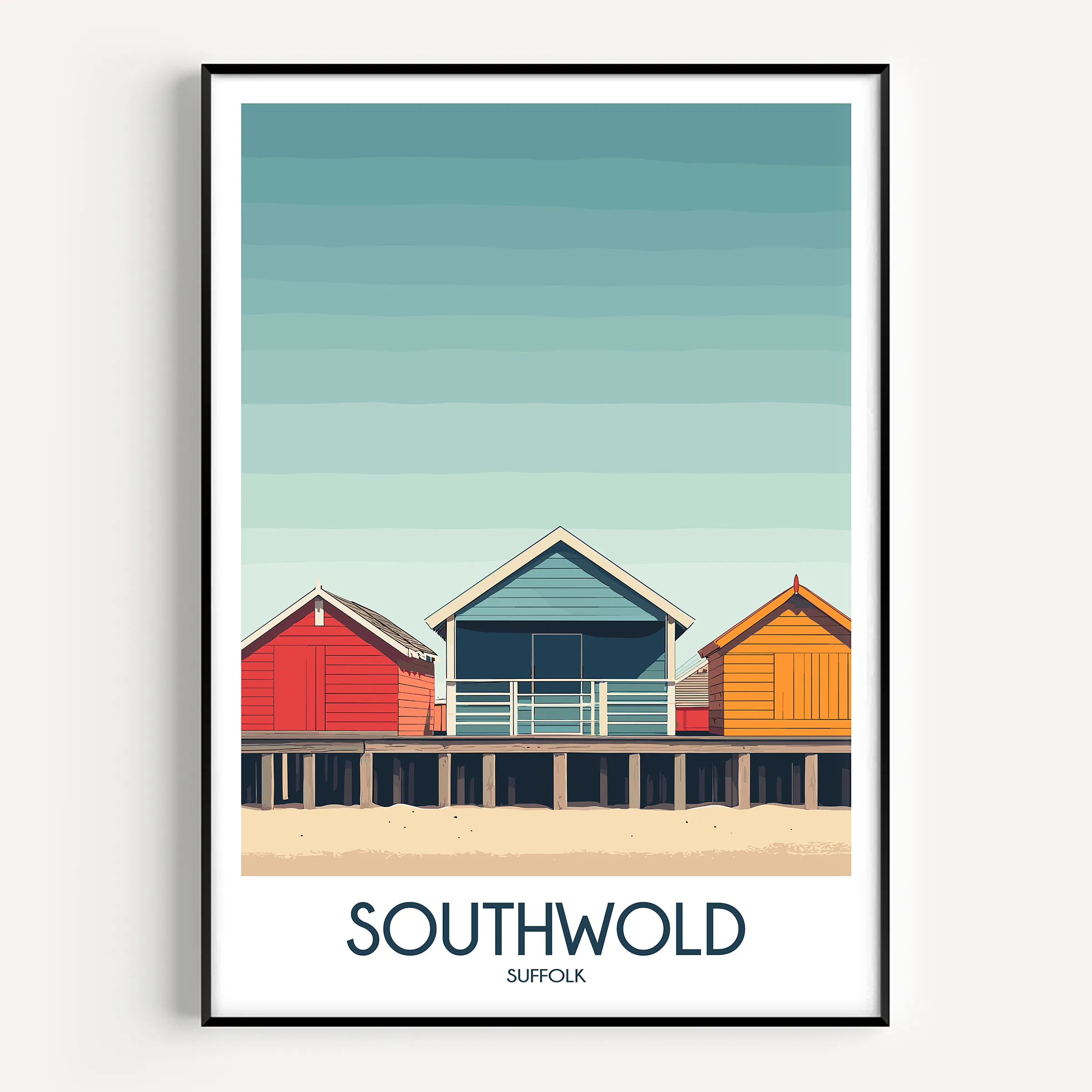 Southwold Modern Travel Poster