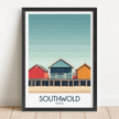 Southwold Retro Travel Illustration