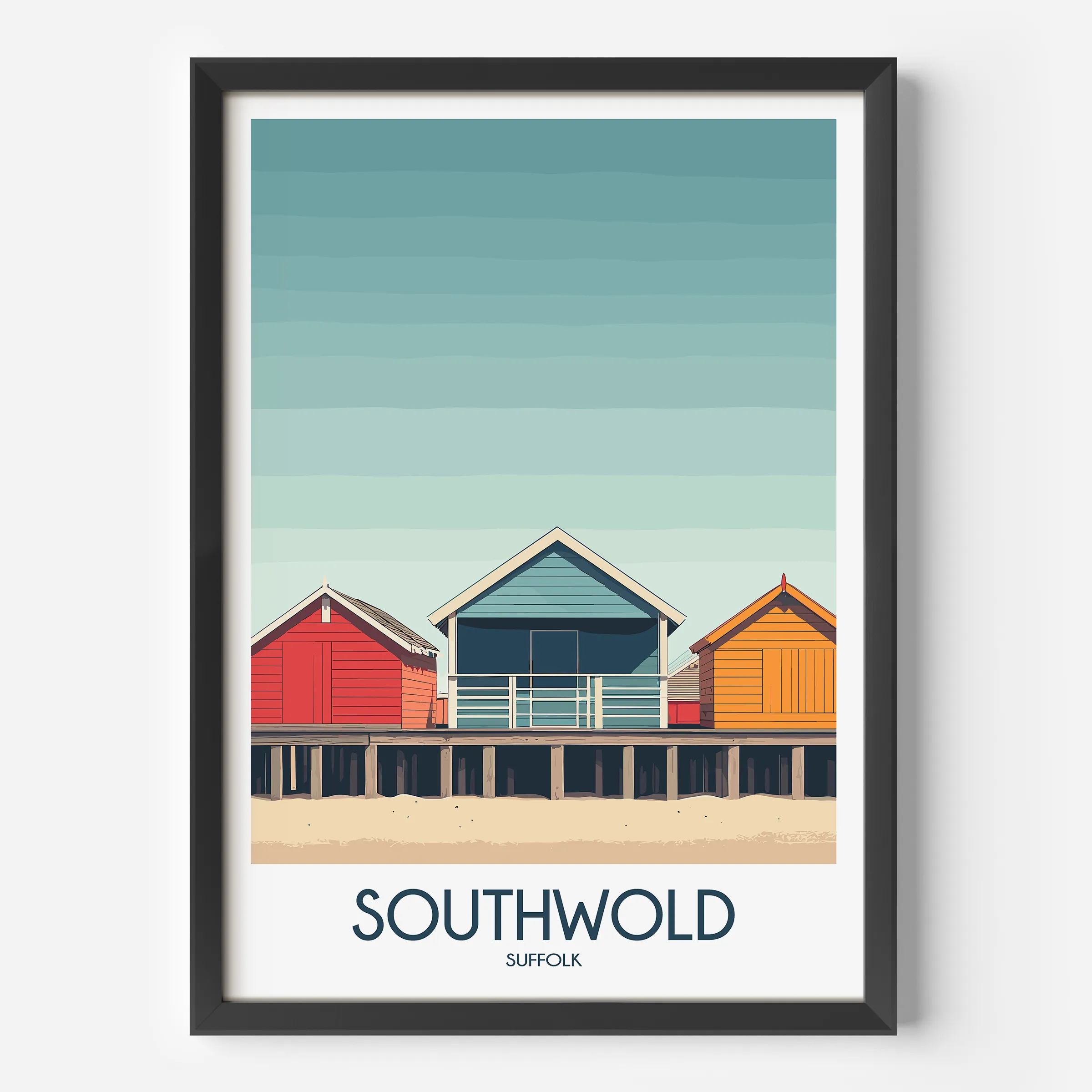 Southwold Souvenir Poster Print