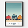 Southwold Souvenir Poster Print