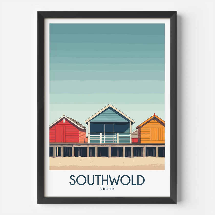 Southwold Souvenir Poster Print