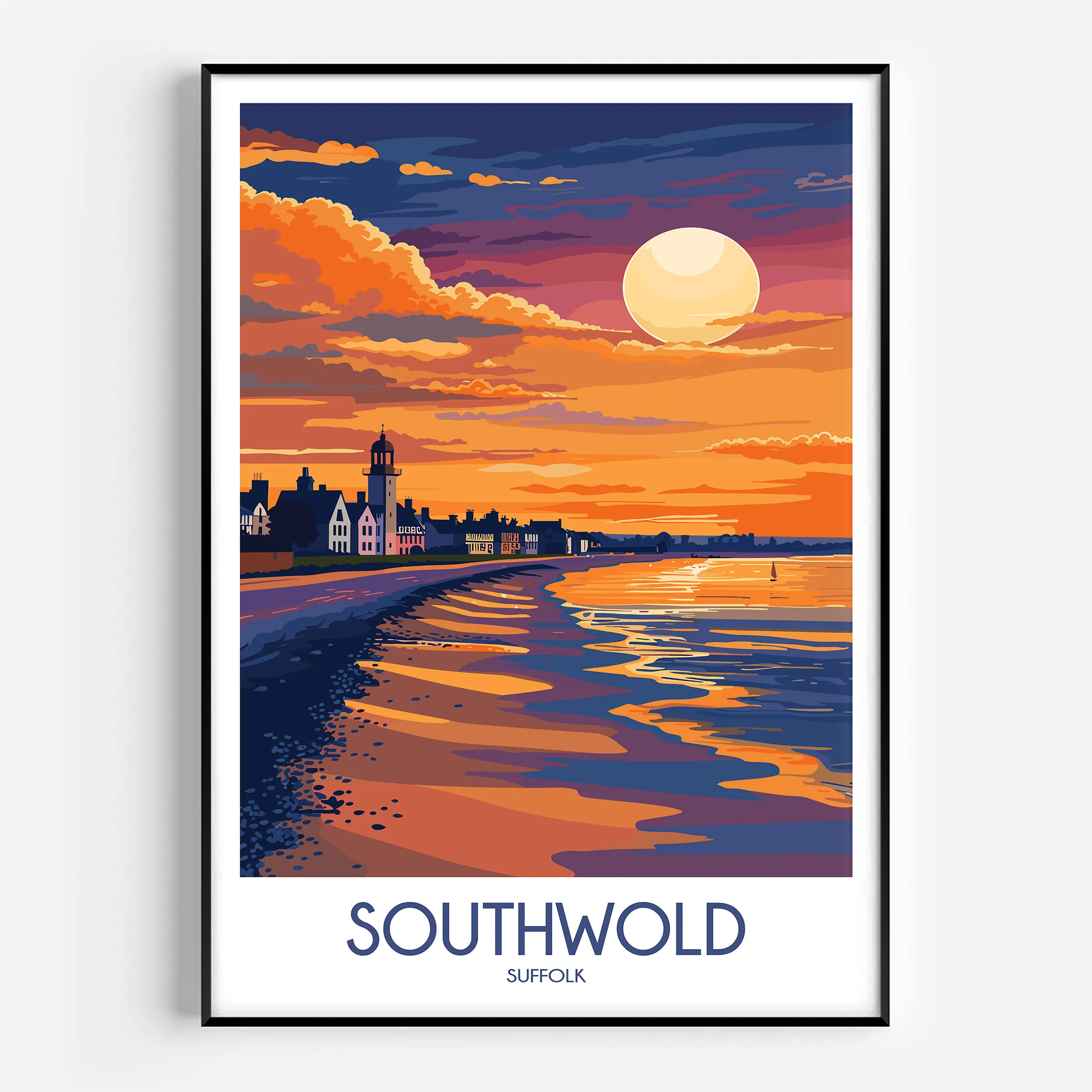 Southwold Souvenir Poster Print