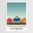 Southwold Vintage Style Print