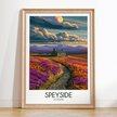 Speyside Modern Travel Poster