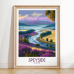 Speyside Retro Travel Illustration
