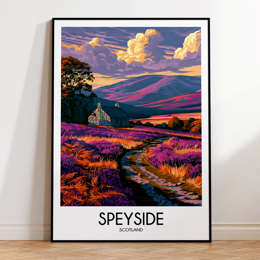 Speyside Souvenir Poster Print